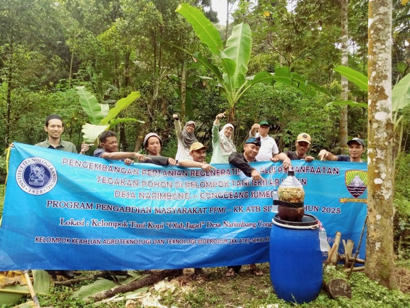 Pengembangan Pertanian Regeneratif melalui Pemanfaatan Tegakan Pohon di Desa Narimbang- Conggeang, Sumedang